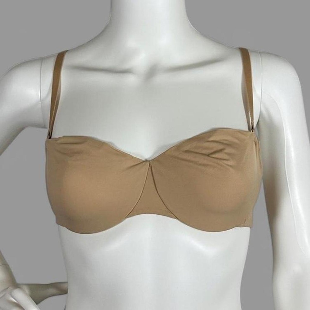 SKIMS Barely There Balconette Bra 36B Nude Minimalist Everyday NWT